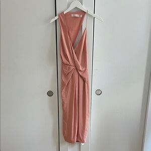 KEEPSAKE the Label Peach Backless Dress